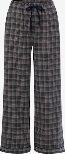 Marie Lund Pyjamahose in grau / tanne, Produktansicht