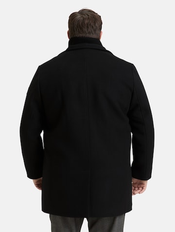 TOM TAILOR Men + Winterjas in Zwart