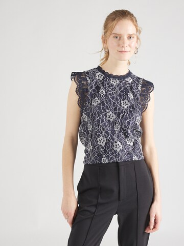 PIECES - Blusa 'OLLINE' en azul: frente