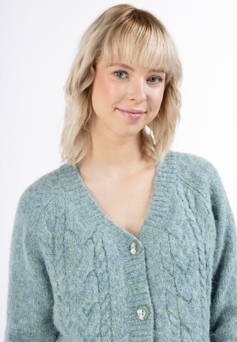 MYMO Knit Cardigan 'Blonda' in Blue