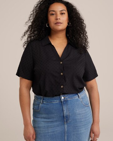 WE Fashion Bluse in Schwarz