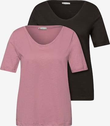 STREET ONE Shirt in Brown: front