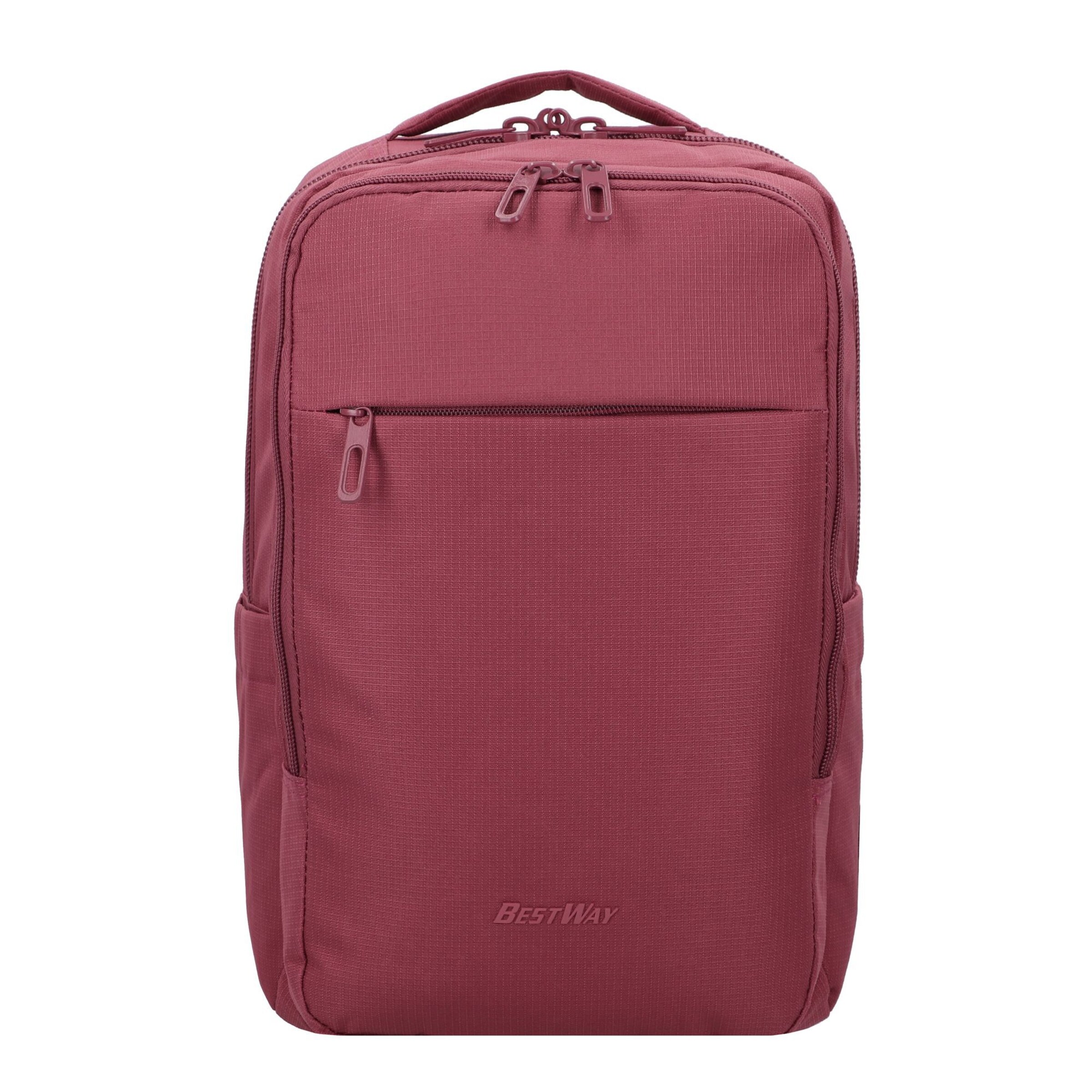 Worldpack Rucksack in Rot: Vorderseite