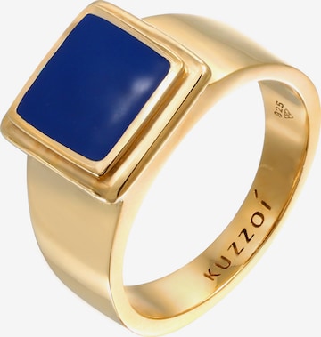 KUZZOI Ring in Blauw: voorkant