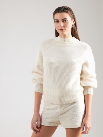 Pullover 'LARELYA 10' di DRYKORN in bianco: frontale