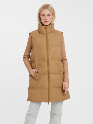 VERO MODA Vest in Brown: front