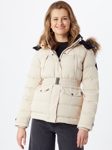 Pepe Jeans Jacke 'Almah' in Beige: predná strana