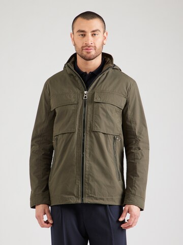 Veste mi-saison LERROS en vert : devant