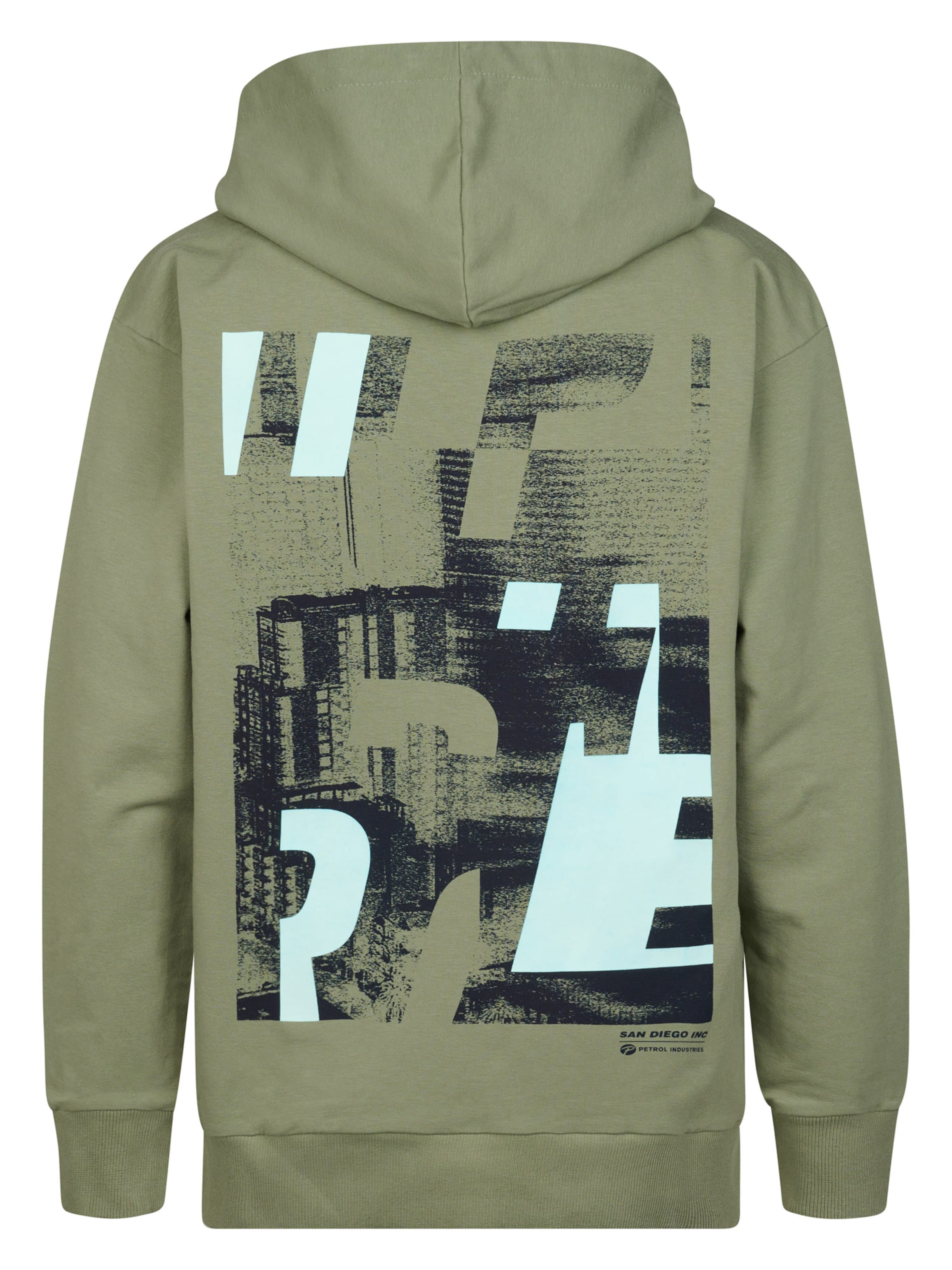 Petrol Industries Sweatshirt in Green