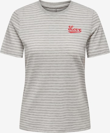 ONLY Shirt 'WEEKDAY' in Grey: front