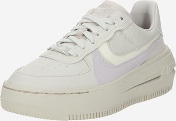 Nike Sportswear Sneakers laag 'Air Force 1 PLT.AF.ORM' in Bruin: voorkant