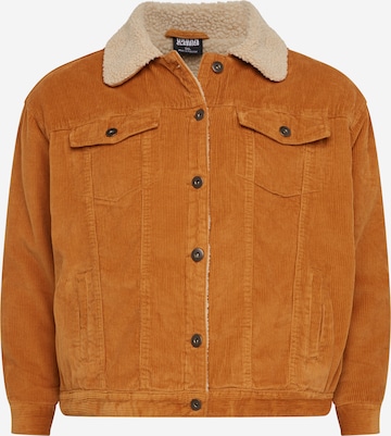 Urban Classics Between-season jacket in Brown: front