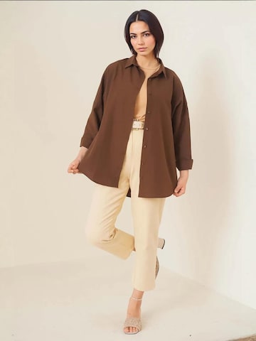Bigdart - Blusa 'Hemden' em castanho