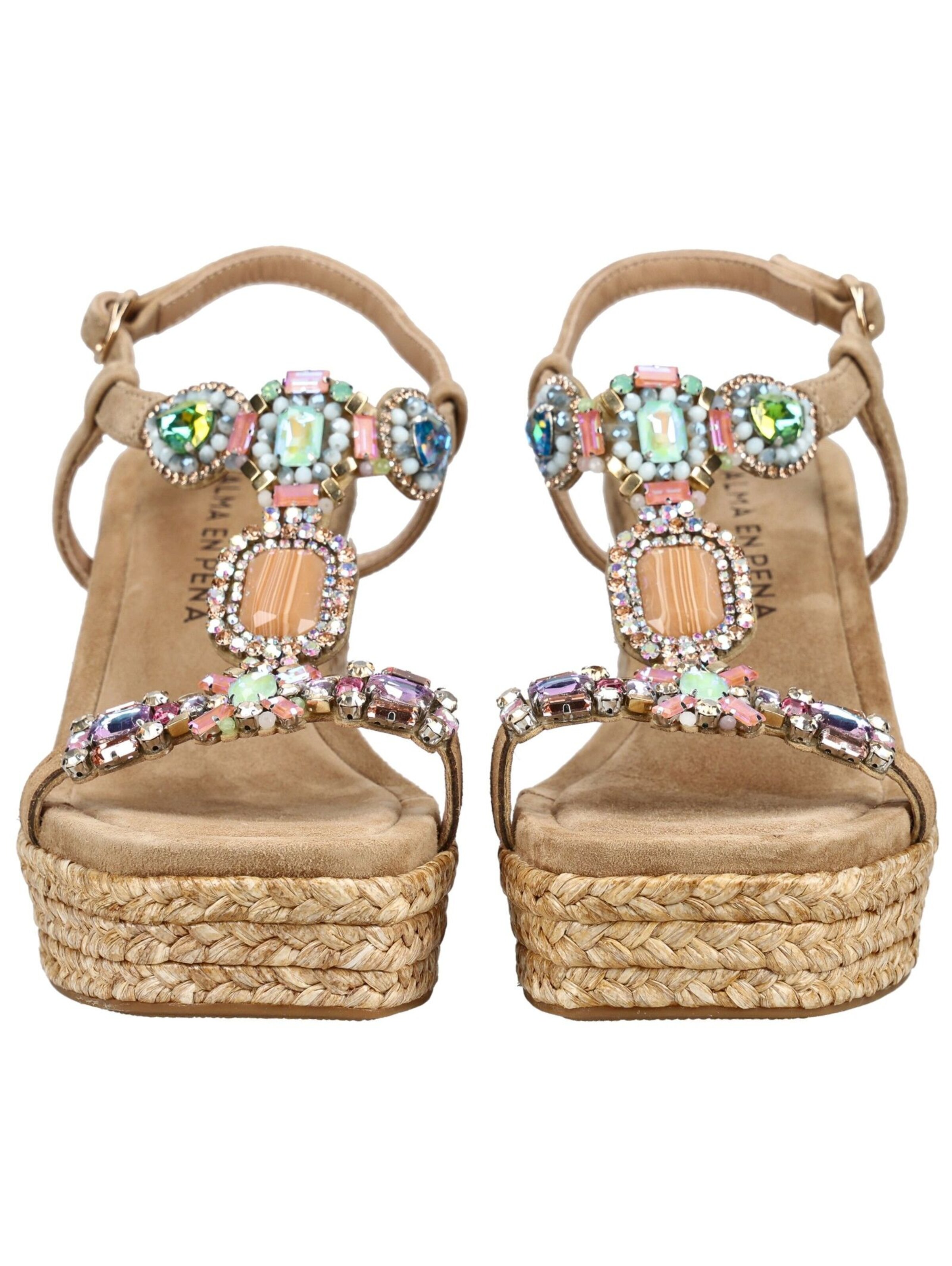 Alma En Pena Riemensandale in Beige