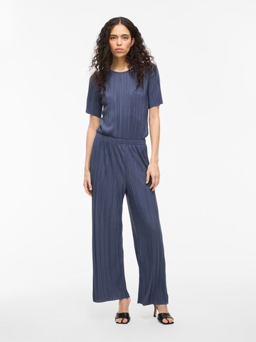 VILA Wide Leg Hose 'VIPLISA' in Blau