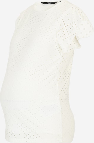 Vero Moda Maternity Shirt 'VMMTassa' in Wit: voorkant