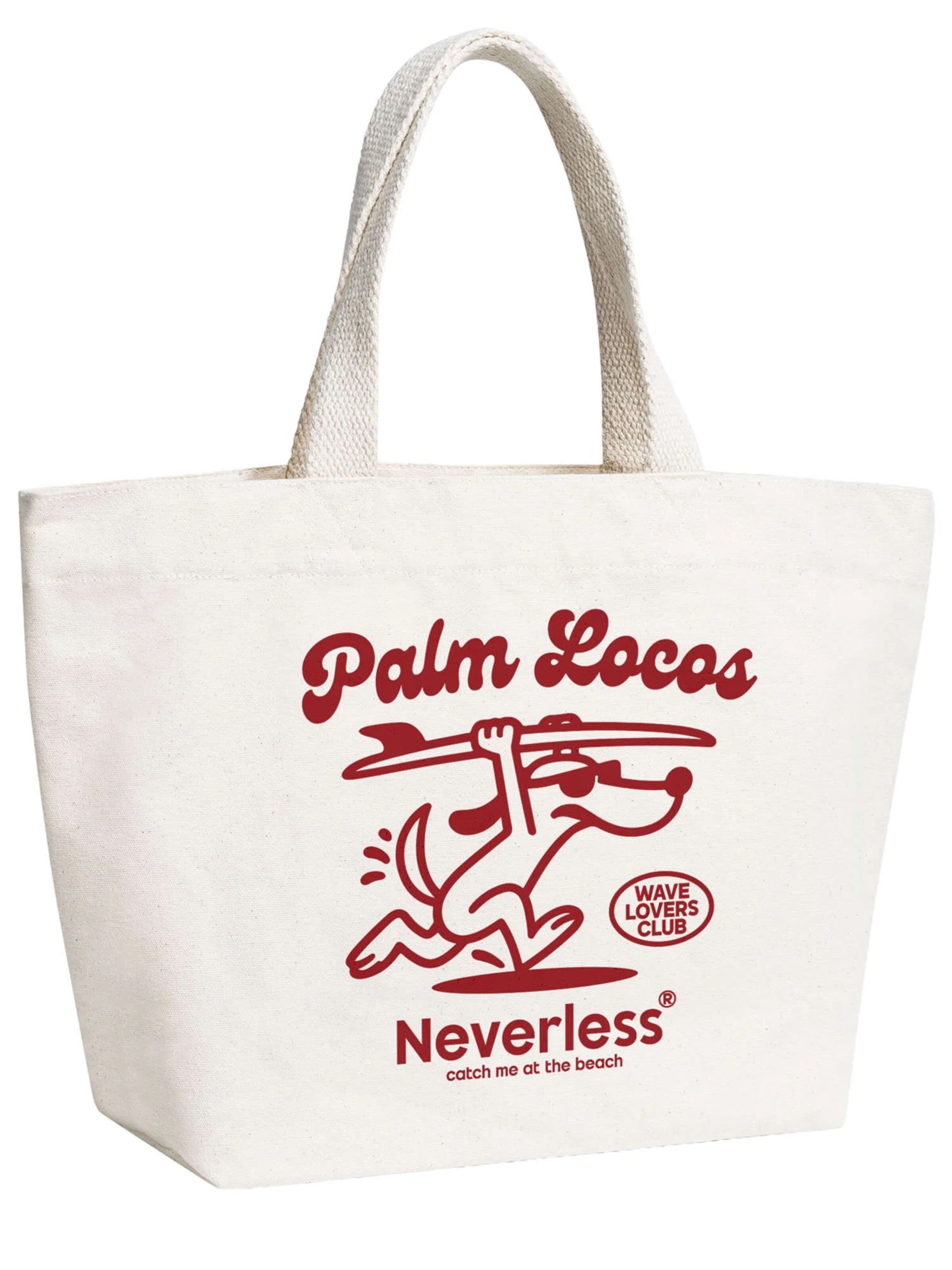 Neverless Strandtasche 'Surf Locos'‌‌‌‌‌ in One Size in nude, Produktansicht