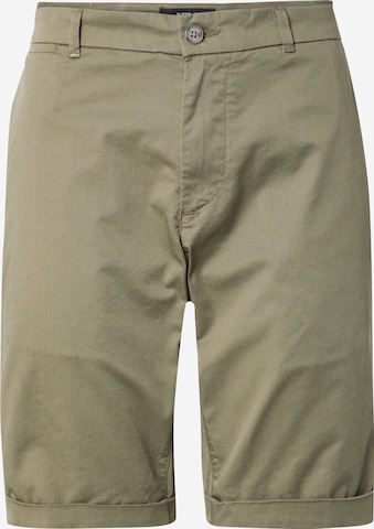 REPLAY Regular Chino in Groen: voorkant