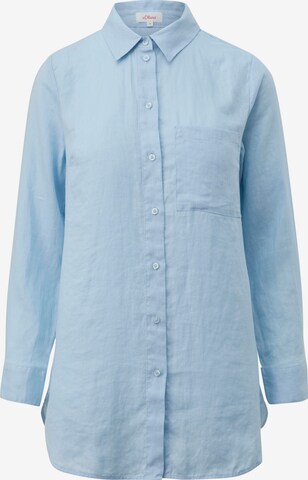 s.Oliver Blouse in Blauw: voorkant