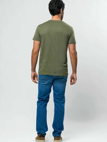 MCS Regular fit Button Up Shirt ' Texacana ' in Green
