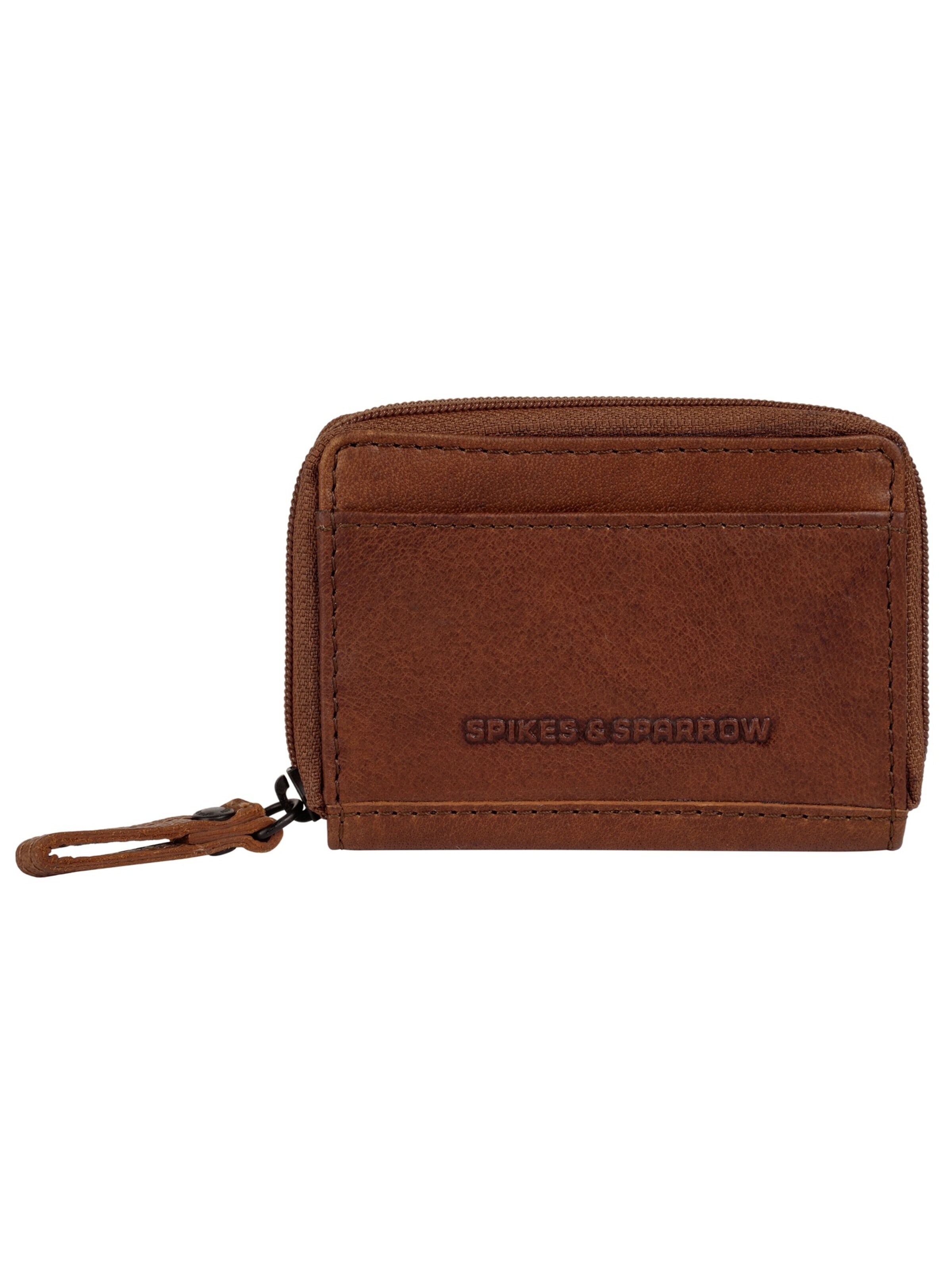 Spikes & Sparrow Wallet in Brown: front