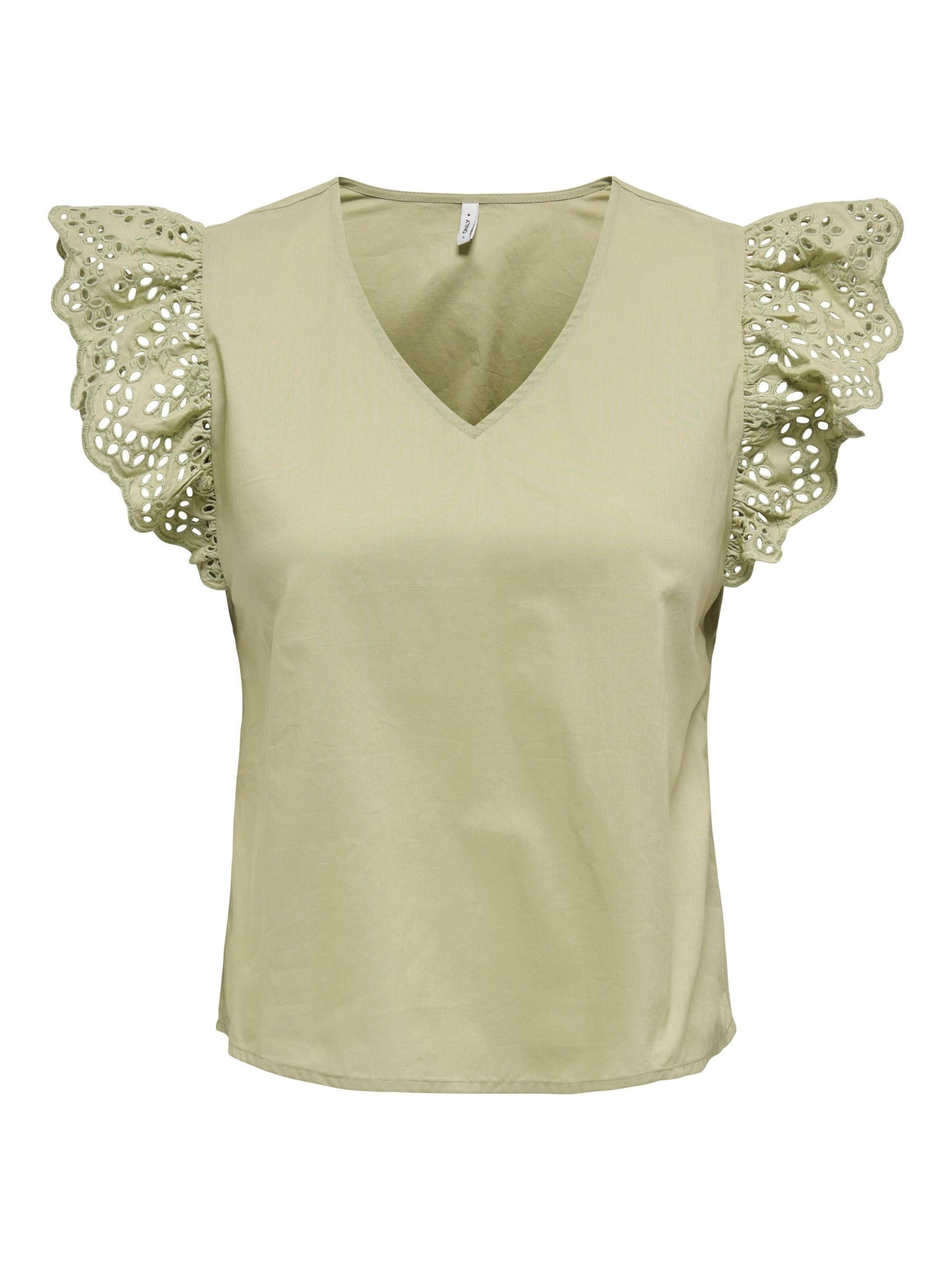 ONLY Blouse 'ONLLou' in Green: front