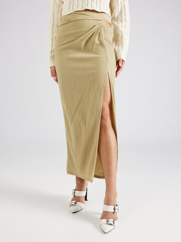 TOPSHOP Kjol i beige: framsida