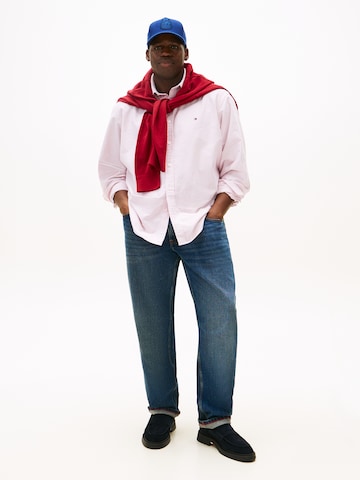 Tommy Hilfiger Big & Tall Regular Fit Hemd 'HERITAGE' in Rot