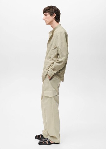 MANGO MAN Regular Fit Hemd 'Becrux' in Grün