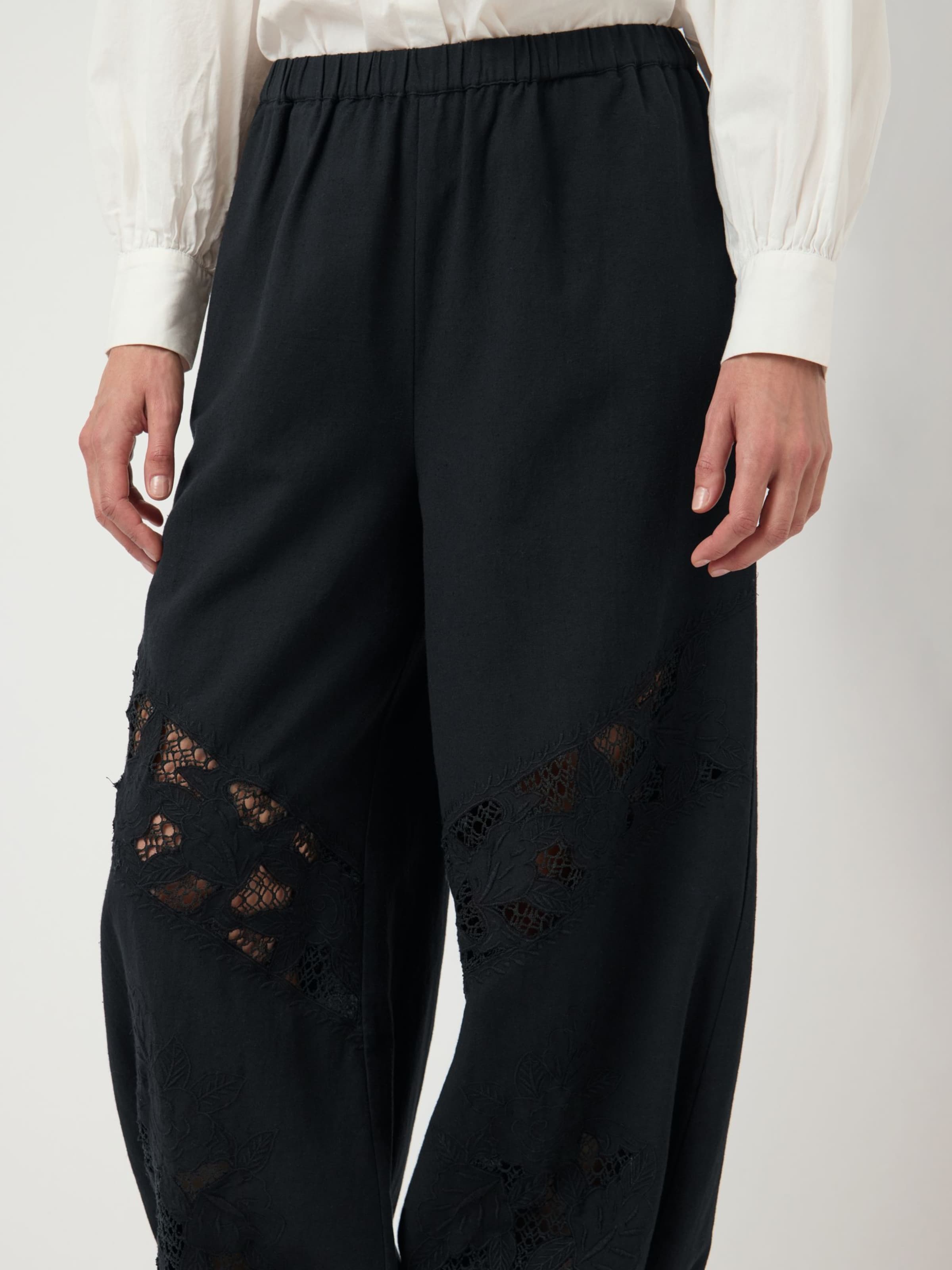 Regular Pantalon YAS en noir