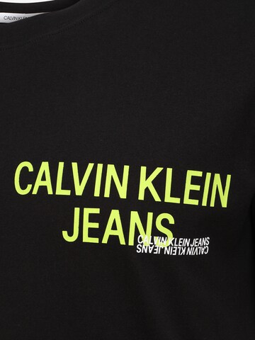 Calvin Klein Jeans Plus T-Shirt in Schwarz