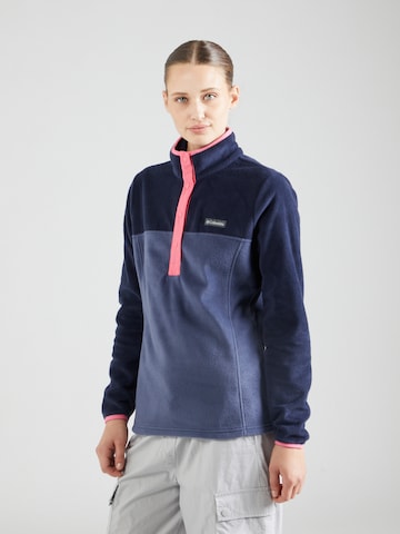 COLUMBIA Athletic Sweater 'Benton Springs™' in Blue: front