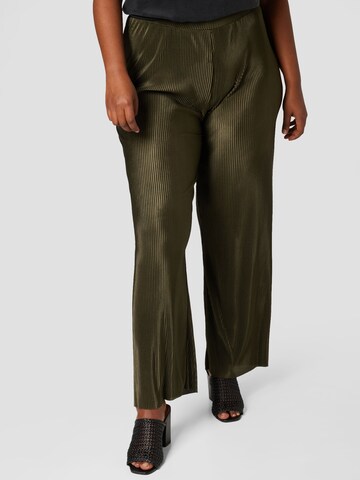 Guido Maria Kretschmer Curvy Loose fit Pants 'Melissa' in Green: front