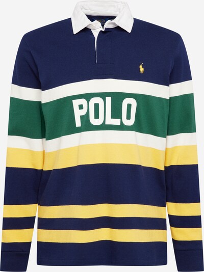 Polo Ralph Lauren Majica 'RUGBY' u tamno plava / žuta / zelena / bijela, Pregled proizvoda