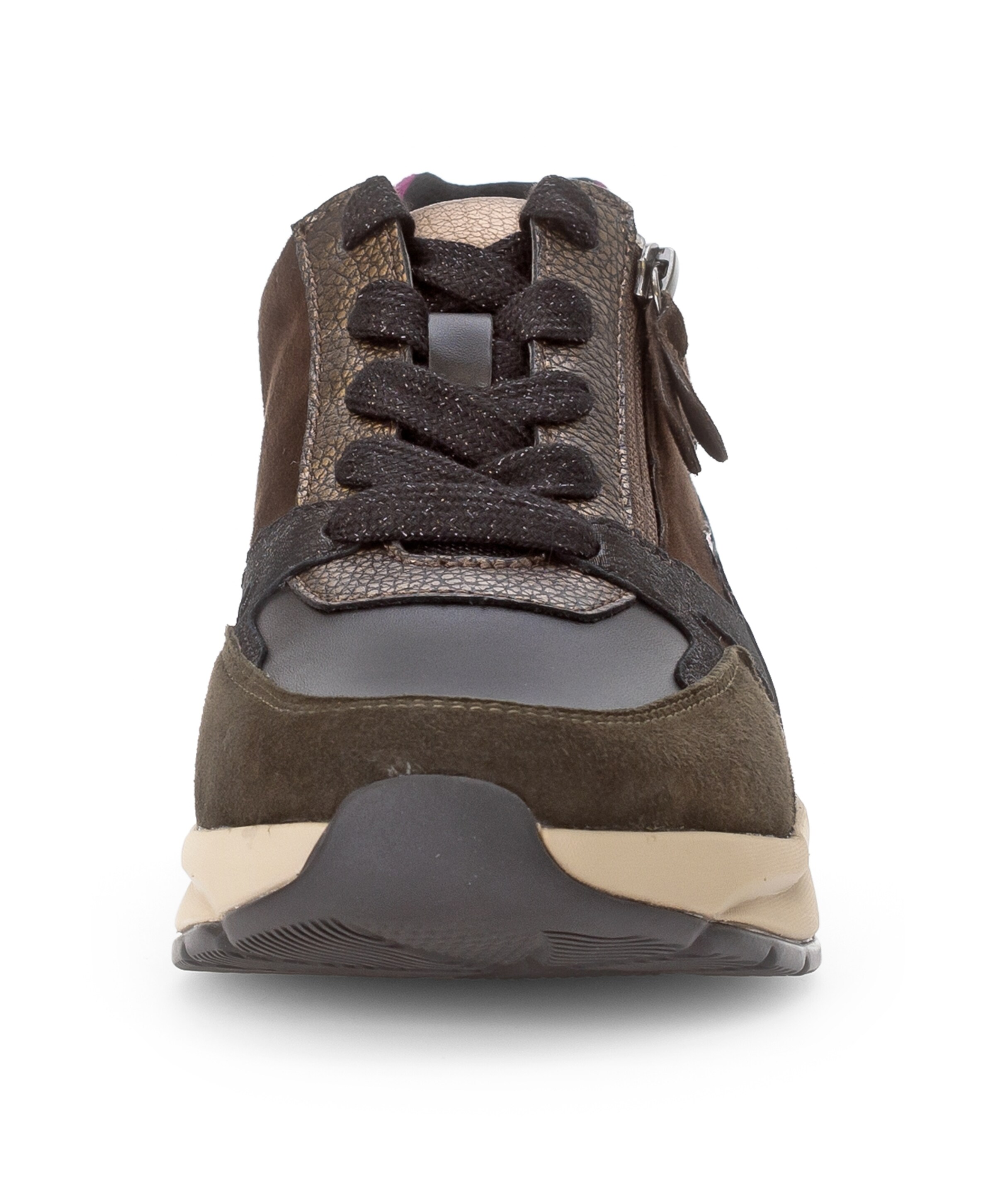 Gabor Rollingsoft Lace-Up Shoes in Brown