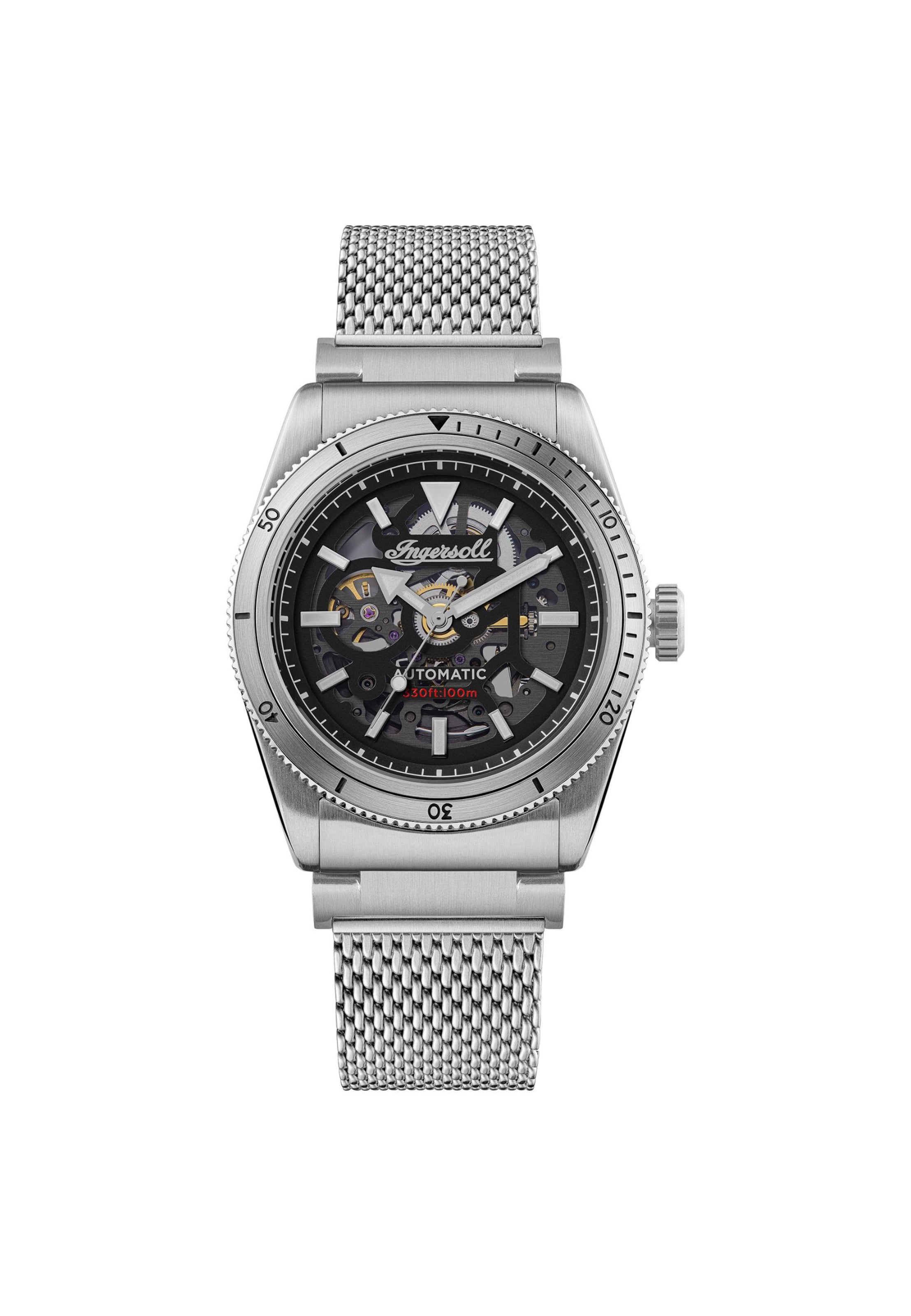 INGERSOLL Analoguhr 'I13903' in Silber: Vorderseite