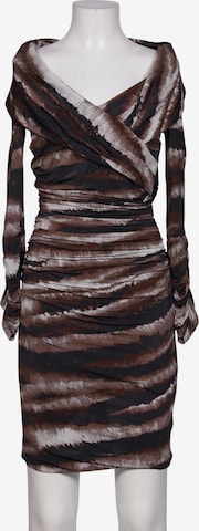Barbara Schwarzer Kleid S in Braun: Vorderseite