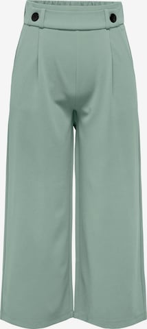 JDY Wide leg Pleat-front trousers 'GEGGO' in Green: front