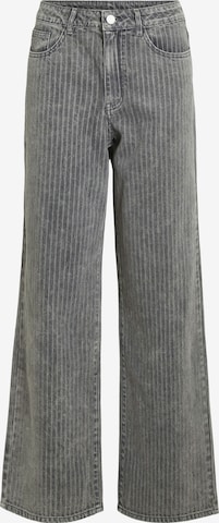 VILAWide Leg/ Široke nogavice Traperice 'VIFreya' - siva boja: prednji dio