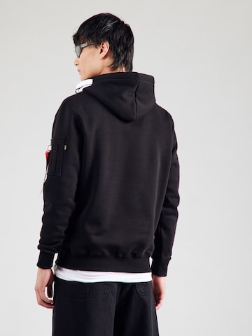 Sweat-shirt 'Alpha' ALPHA INDUSTRIES en noir