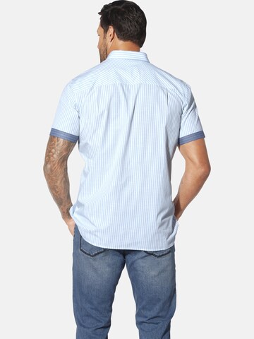 Jan Vanderstorm Comfort Fit Hemd 'Odheld' in Blau