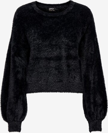 Pull-over 'Piumo' ONLY en noir : devant