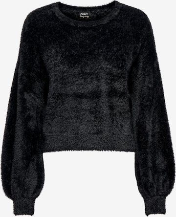 ONLY Sweater 'Piumo' in Black: front