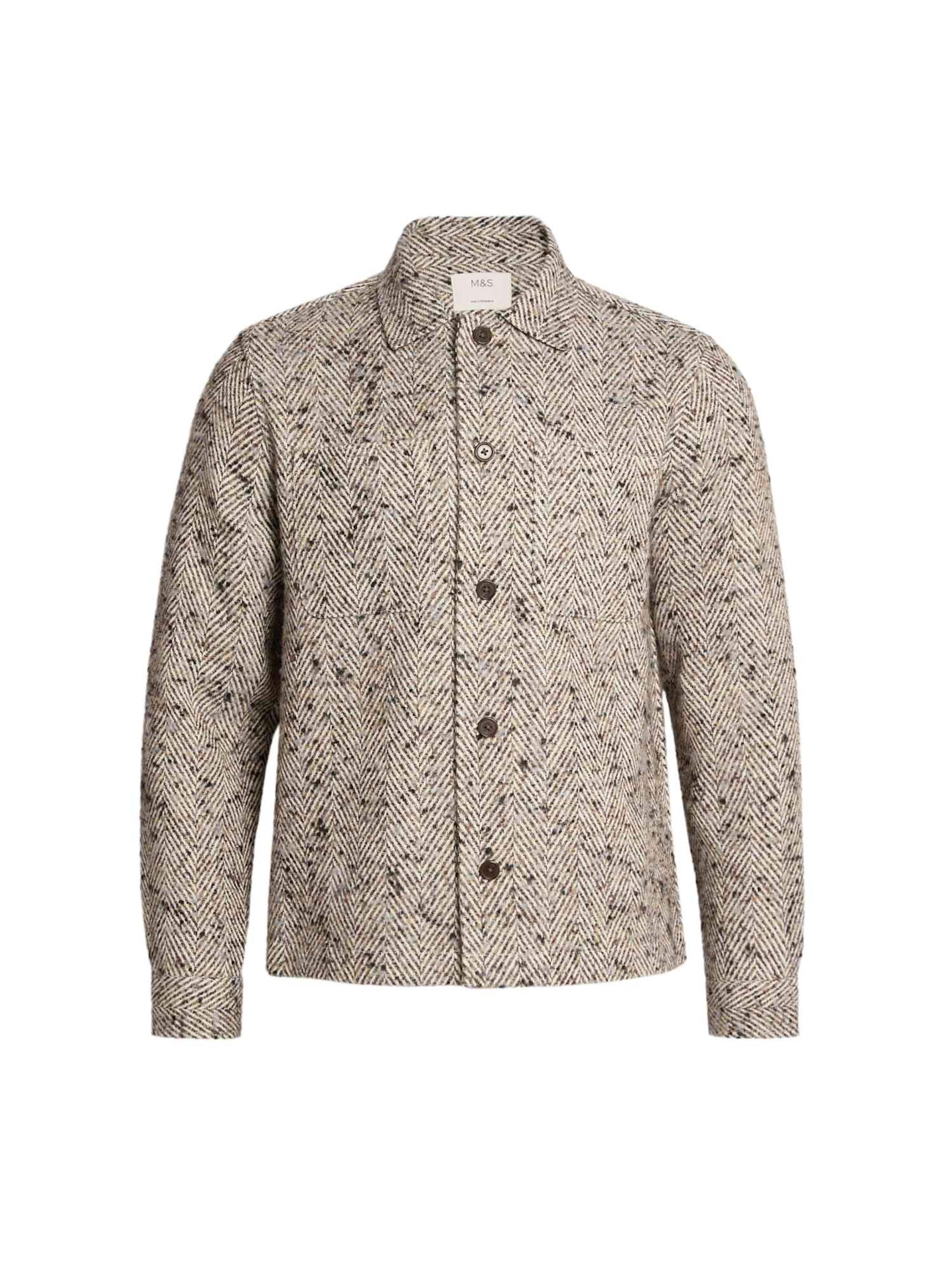 Comfort fit Camicia di Marks & Spencer in beige: frontale