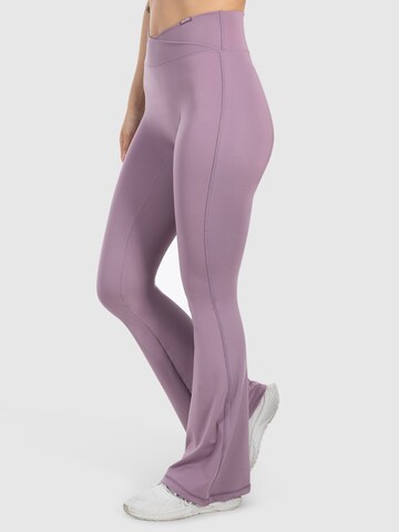Smilodox Flared Leggings ' Leonora ' in Purple