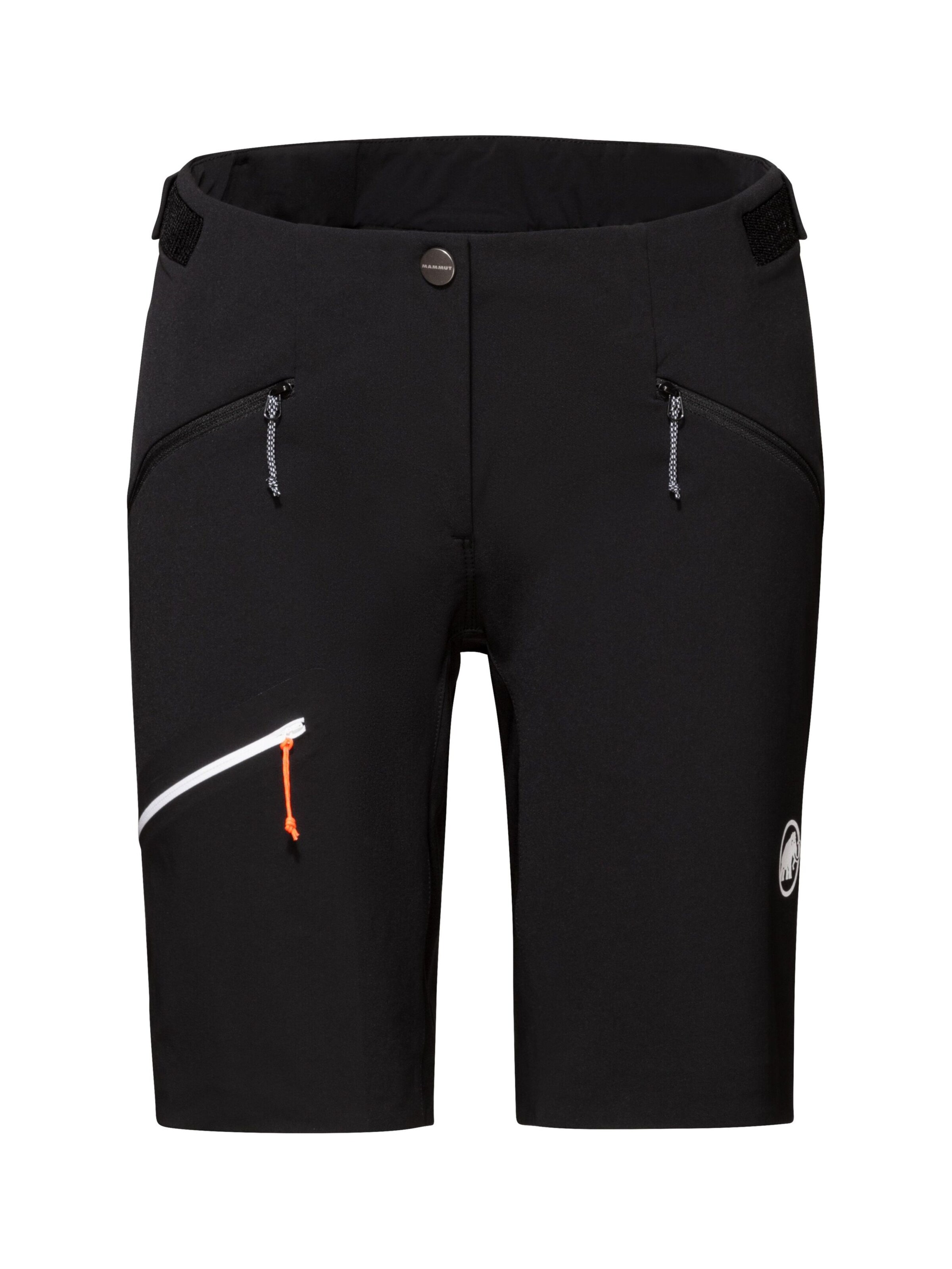 MAMMUT Slim fit Outdoor Pants 'Taiss' in Black: front