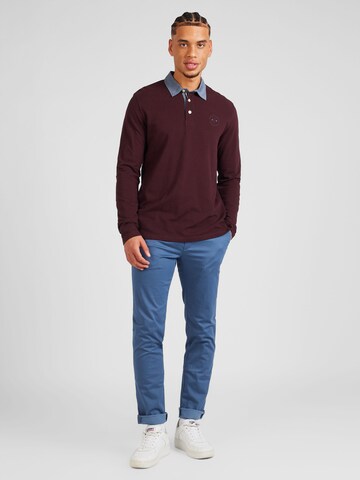 JACK & JONES Särk 'LEVI', värv pruun