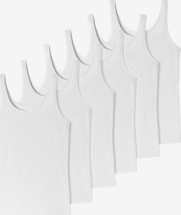 uncover by SCHIESSER Onderhemd 'Cotton' in Wit: voorkant