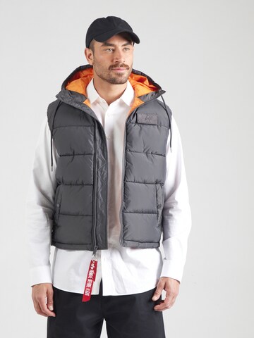 ALPHA INDUSTRIES Kamizelka w kolorze szary: przód