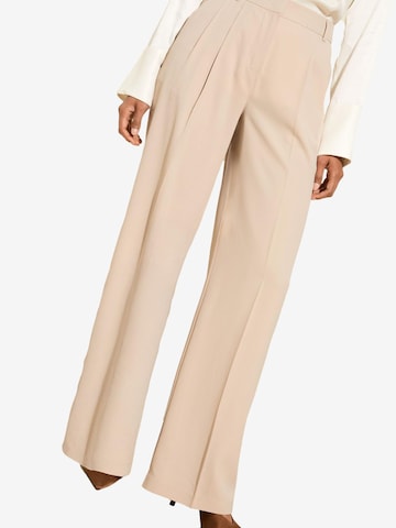 Friends Like These Широкий Брюки со складками в Бежевый